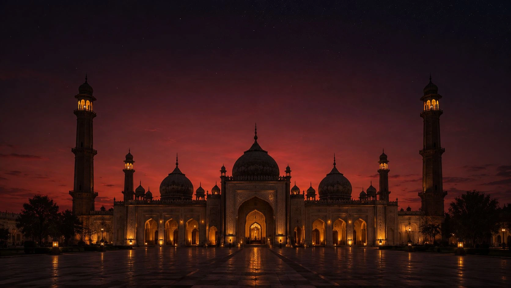 Pehla Rishta mosque illustration — Islamic first marriage platform